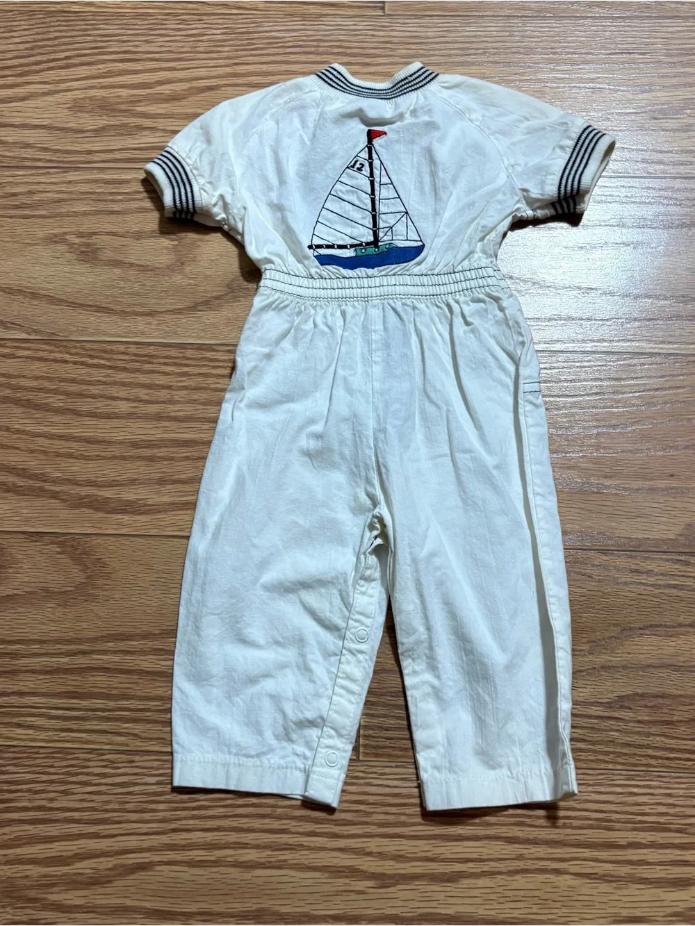 Vintage Carter’s Yacht Club Member Sailor Nautical Outfit Baby Infant 12 Months